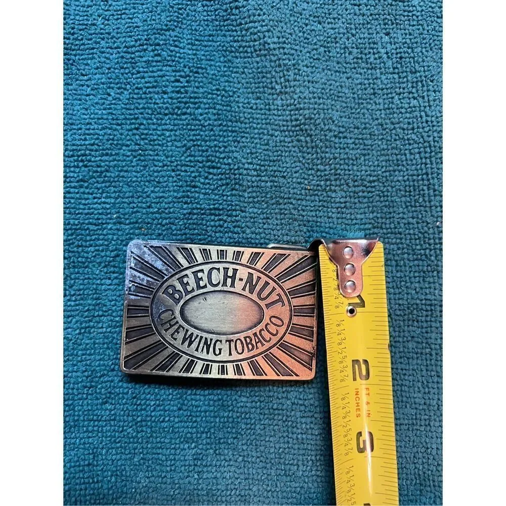 Vintage Beech Nut Tobacco Belt Buckle